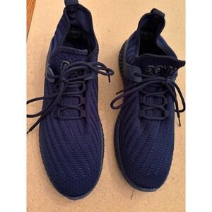 Athletic Running Shoes Mens Sz 11 Navy Blue Mesh Lightweight Pre-owned Sneakers